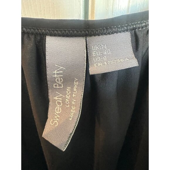 Sweaty Betty Women's M/8 Black Athletic Lightweight Explorer Maxi Dress Pockets - Picture 5 of 10